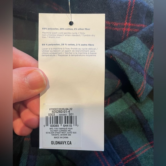 Dog Flannel Shirt for Pets Green Plaid Brand New Size L - Picture 2 of 8